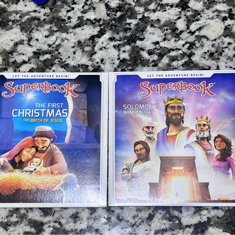 Superbook DVD Set - The First Christmas & Solomon's Temple